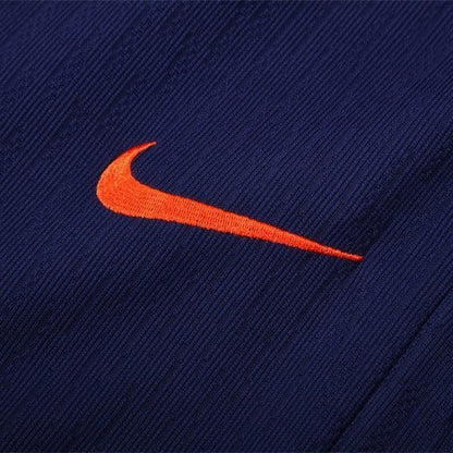 25/26 FC Barcelona Training Orange/Blue Tracksuit from FootballPrestige.com - Premium Football Kits