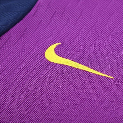 25/26 FC Barcelona Training Purple/Blue Tracksuit from FootballPrestige.com - Premium Football Kits