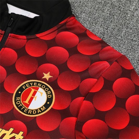 25/26 Feyenoord Pre - Match Home Tracksuit from FootballPrestige.com - Premium Football Kits