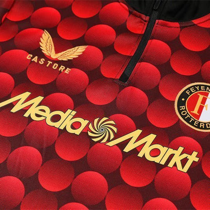 25/26 Feyenoord Pre - Match Home Tracksuit from FootballPrestige.com - Premium Football Kits