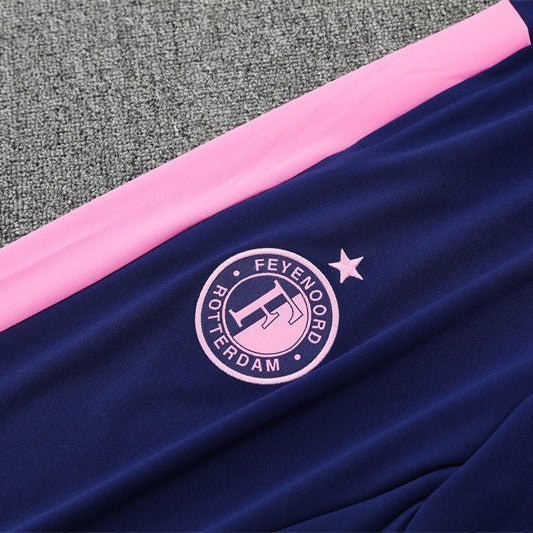 25/26 Feyenoord Training Blue Kids Size Tracksuit from FootballPrestige.com - Premium Football Kits