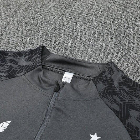 25/26 Feyenoord Training Grey Kids Size Tracksuit from FootballPrestige.com - Premium Football Kits