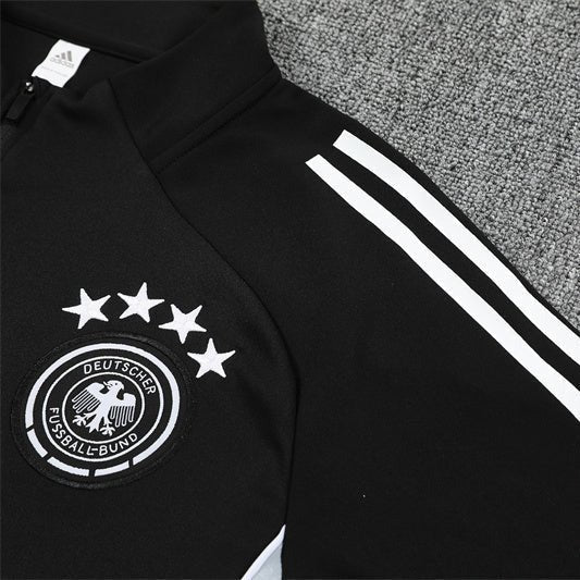 25/26 Germany Training Black Kids Size Tracksuit from FootballPrestige.com - Premium Football Kits