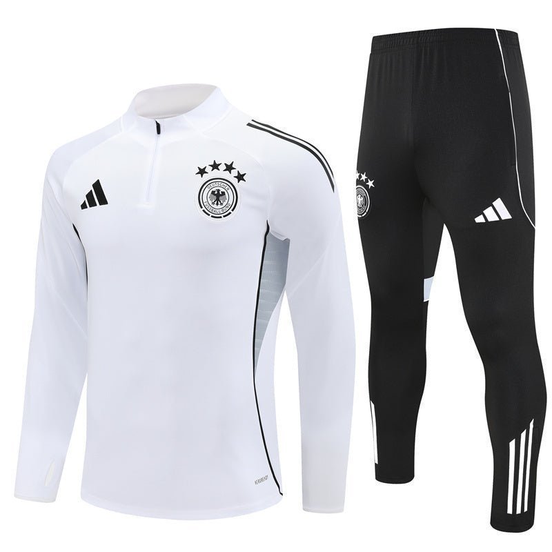 25/26 Germany Training White Tracksuit from FootballPrestige.com - Premium Football Kits