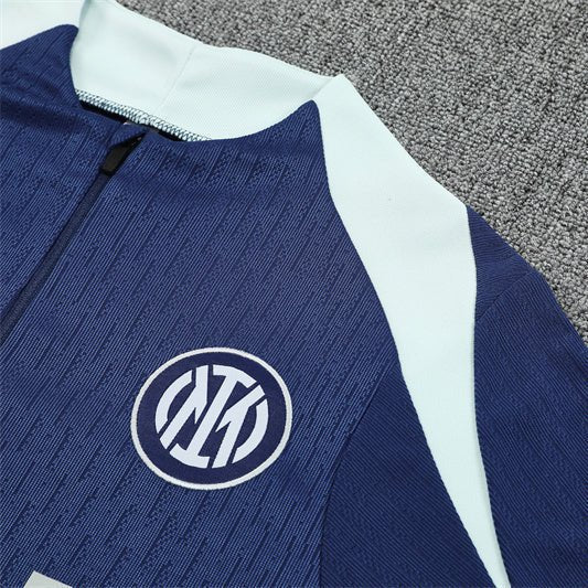 25/26 Inter Milan Blue Tracksuit from FootballPrestige.com - Premium Football Kits
