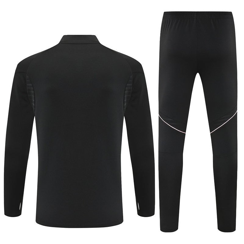 25/26 Juventus Training Black Kids Size Tracksuit from FootballPrestige.com - Premium Football Kits