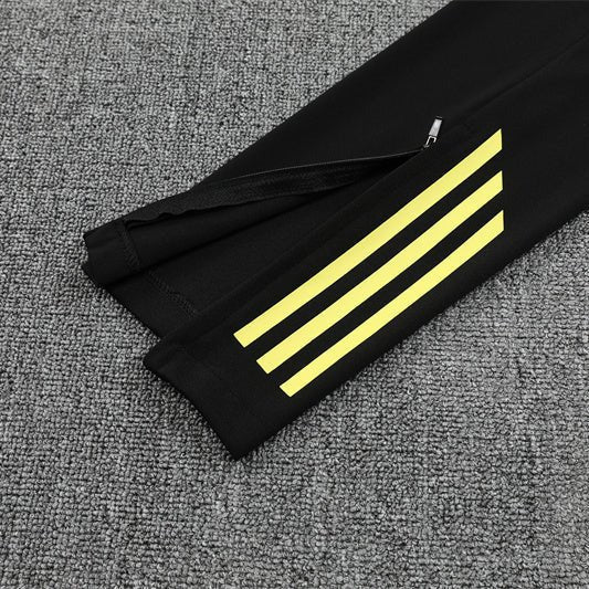 25/26 Juventus Training Black Tracksuit from FootballPrestige.com - Premium Football Kits