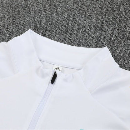25/26 Juventus Training White Kids Size Tracksuit from FootballPrestige.com - Premium Football Kits