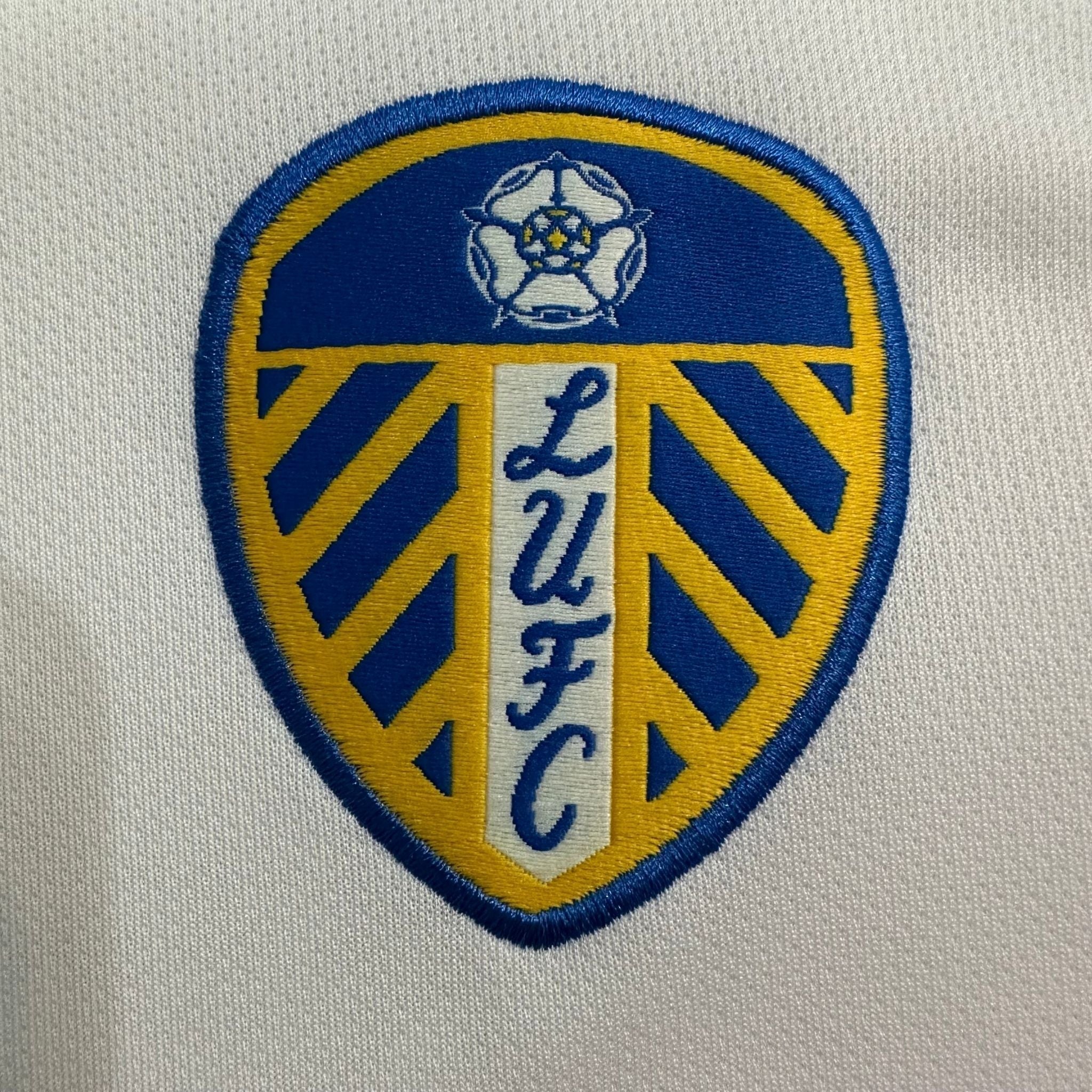25/26 Leeds United FC Home Kit from FootballPrestige.com - Premium Football Kits