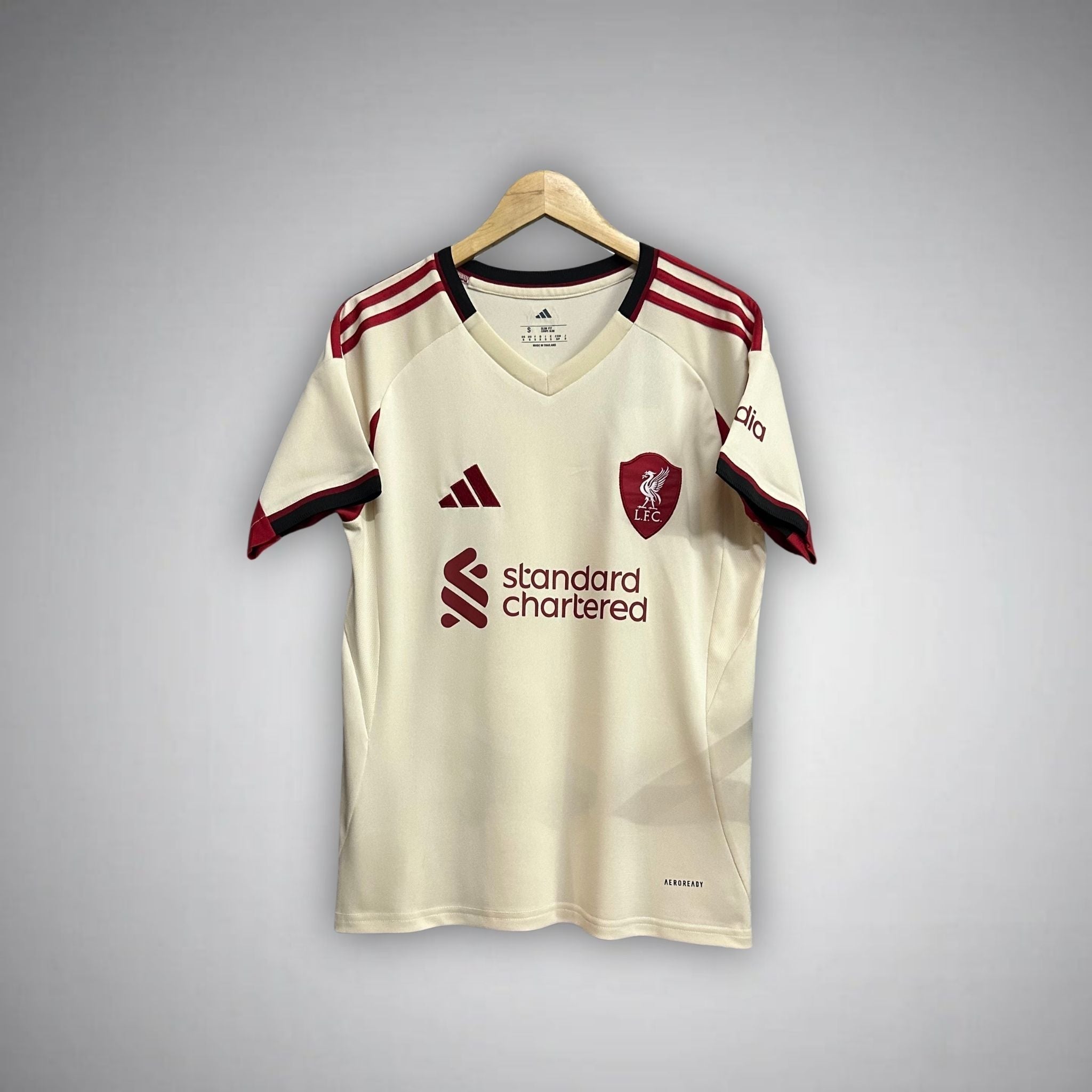 25/26 Liverpool Away Kit from FootballPrestige.com - Premium Football Kits