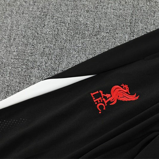 25/26 Liverpool Training Black Kids Size Tracksuit from FootballPrestige.com - Premium Football Kits