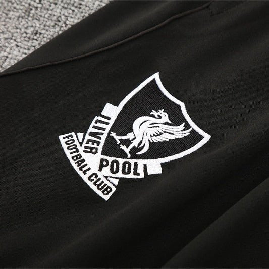 25/26 Liverpool Training Green Kids Size Tracksuit from FootballPrestige.com - Premium Football Kits