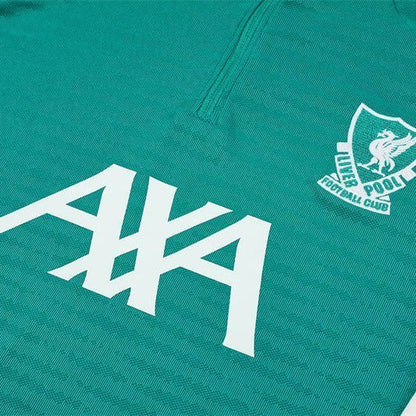 25/26 Liverpool Training Green Tracksuit from FootballPrestige.com - Premium Football Kits