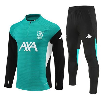 25/26 Liverpool Training Green Tracksuit from FootballPrestige.com - Premium Football Kits
