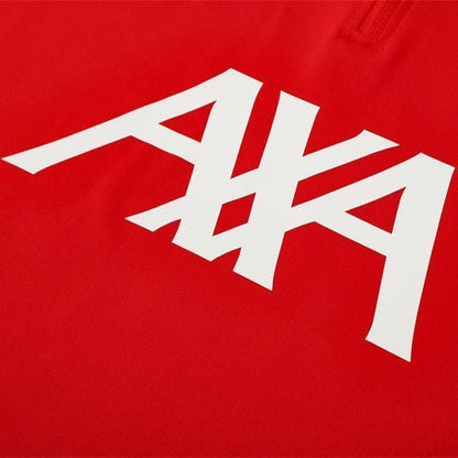 25/26 Liverpool Training Red Kids Size Tracksuit from FootballPrestige.com - Premium Football Kits