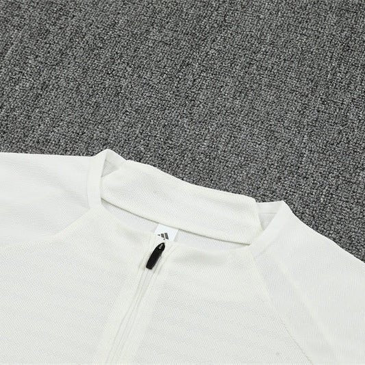 25/26 Liverpool Training White Kids Size Tracksuit from FootballPrestige.com - Premium Football Kits