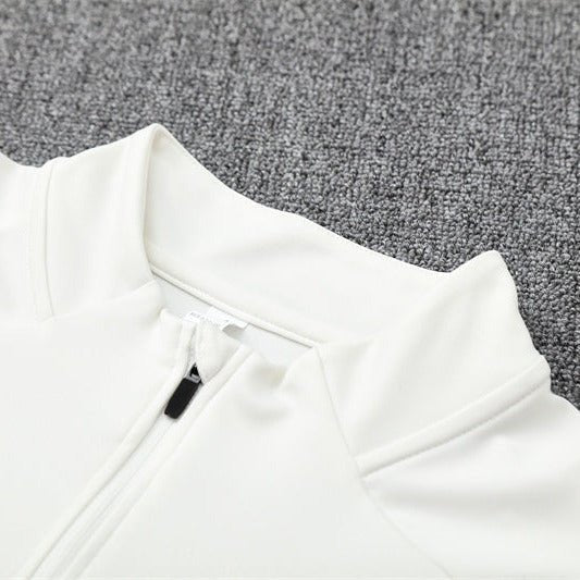 25/26 Liverpool Training White Kids Size Tracksuit from FootballPrestige.com - Premium Football Kits