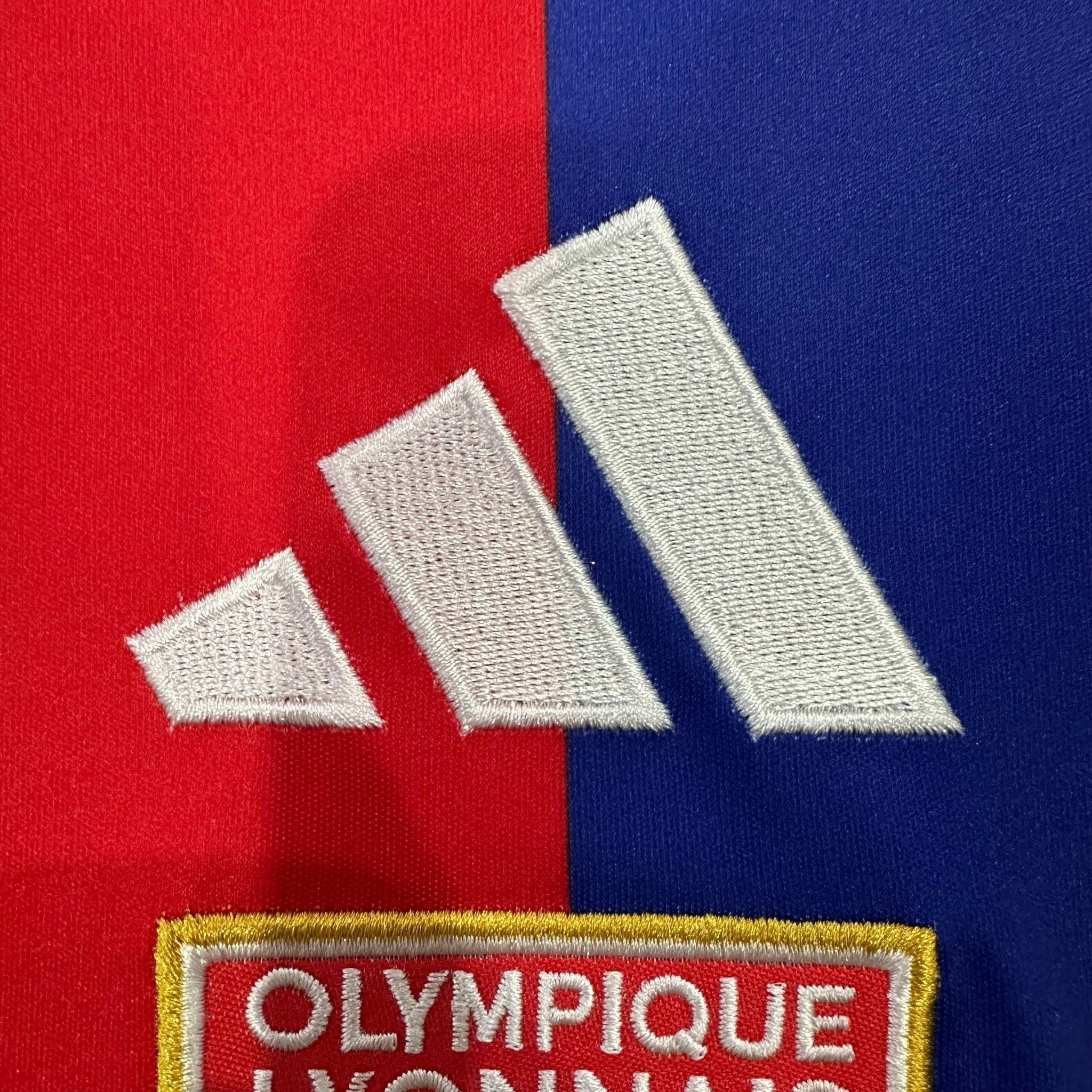 25/26 Lyon Home Kit from FootballPrestige.com - Premium Football Kits