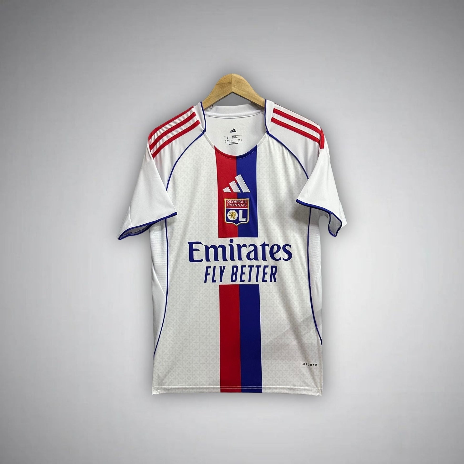 25/26 Lyon Home Kit from FootballPrestige.com - Premium Football Kits
