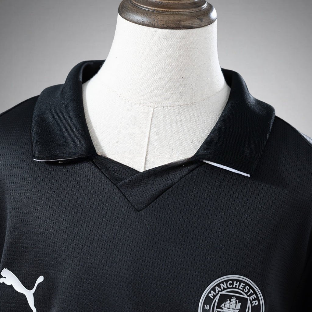 25/26 Manchester City Away Kids Size Kit from FootballPrestige.com - Premium Football Kits