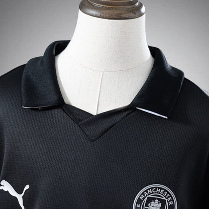 25/26 Manchester City Away Kids Size Kit from FootballPrestige.com - Premium Football Kits