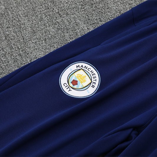 25/26 Manchester City x Asahi Blue Kids Size Tracksuit from FootballPrestige.com - Premium Football Kits