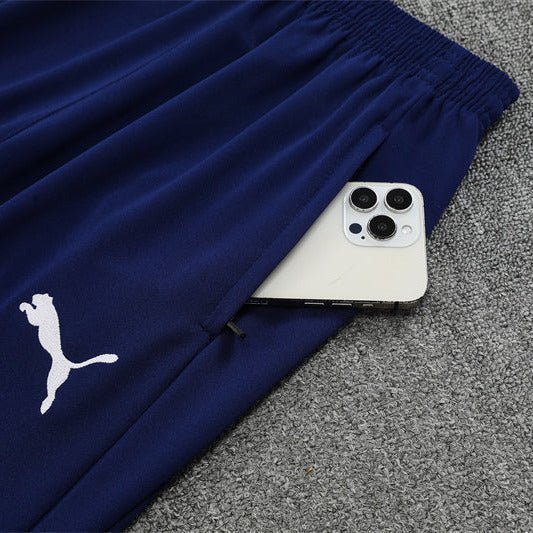 25/26 Manchester City x Asahi Blue Kids Size Tracksuit from FootballPrestige.com - Premium Football Kits