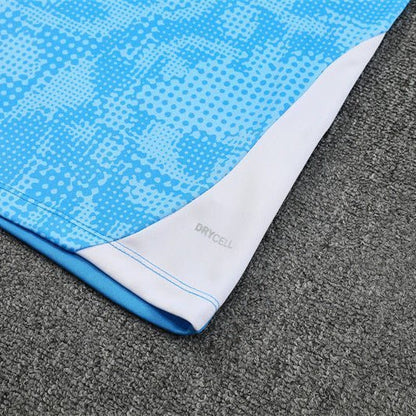 25/26 Manchester City x Asahi Blue Kids Size Tracksuit from FootballPrestige.com - Premium Football Kits
