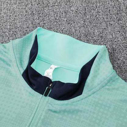 25/26 Marseille Training Mint Green Kids Size Tracksuit from FootballPrestige.com - Premium Football Kits