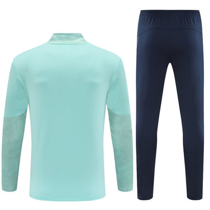25/26 Marseille Training Mint Green Kids Size Tracksuit from FootballPrestige.com - Premium Football Kits