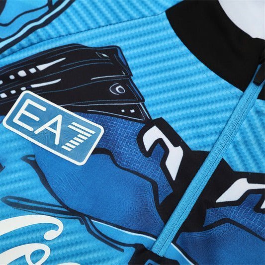 25/26 Napoli Training Blue Kids Size Tracksuit from FootballPrestige.com - Premium Football Kits