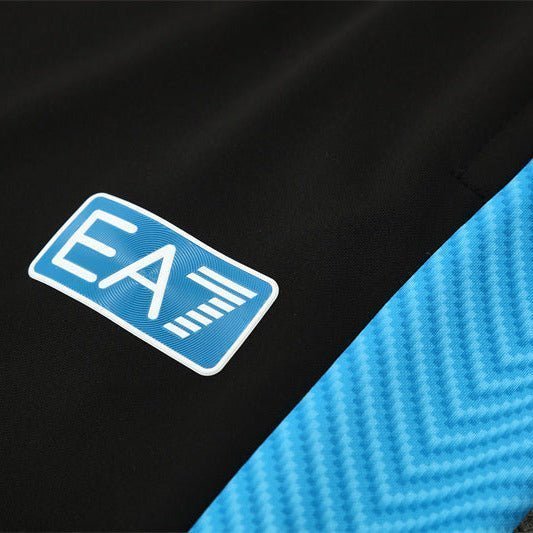 25/26 Napoli Training Blue Tracksuit from FootballPrestige.com - Premium Football Kits
