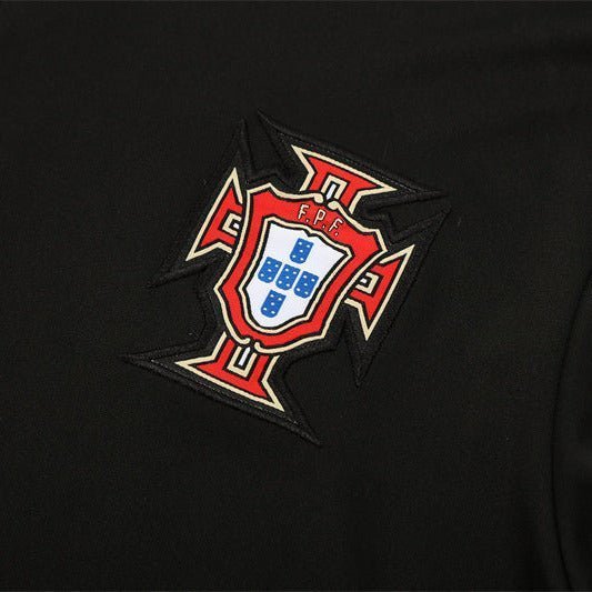 25/26 Portugal Training Black Kids Size Tracksuit from FootballPrestige.com - Premium Football Kits
