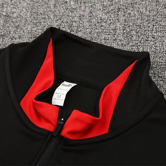 25/26 Portugal Training Black Tracksuit from FootballPrestige.com - Premium Football Kits