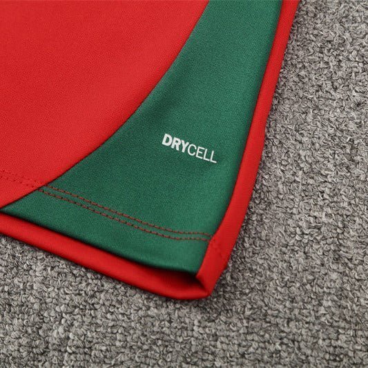 25/26 Portugal Training Red Tracksuit from FootballPrestige.com - Premium Football Kits