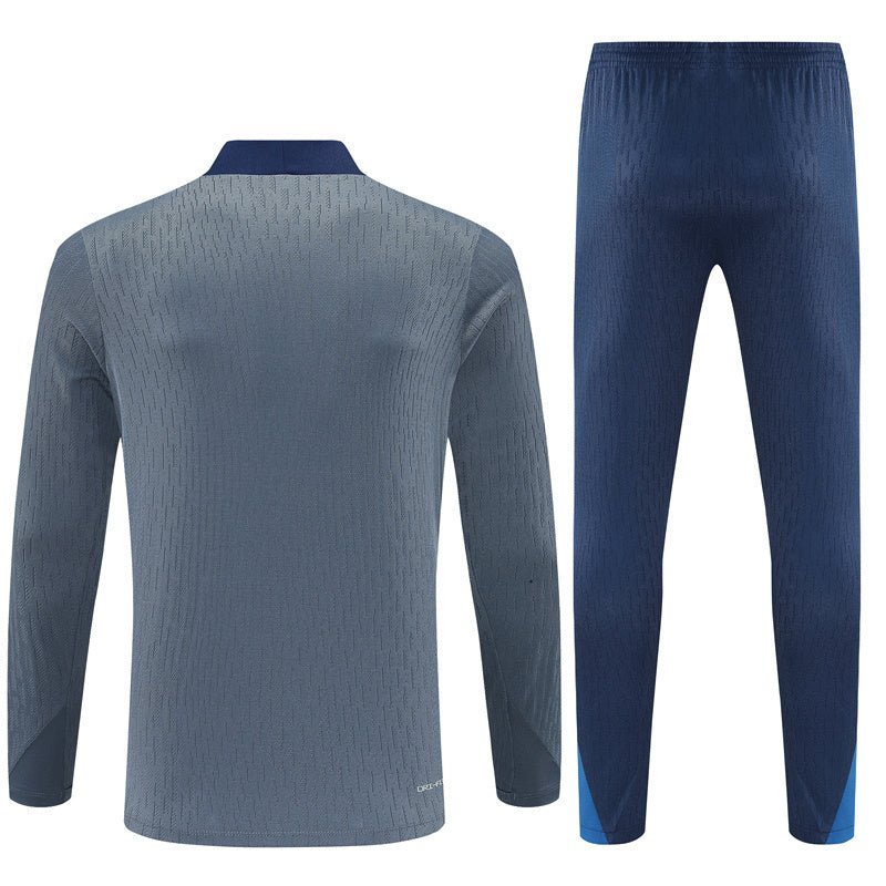 25/26 PSG Training Grey Kids Size Tracksuit from FootballPrestige.com - Premium Football Kits