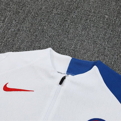 25/26 PSG Training White Kids Size Tracksuit from FootballPrestige.com - Premium Football Kits