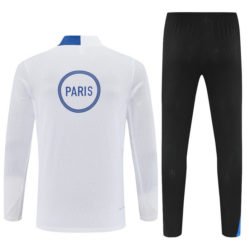 25/26 PSG Training White Tracksuit from FootballPrestige.com - Premium Football Kits