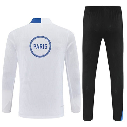25/26 PSG Training White Tracksuit from FootballPrestige.com - Premium Football Kits