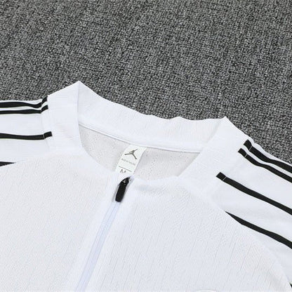 25/26 PSG x Jordan White Kids Size Tracksuit from FootballPrestige.com - Premium Football Kits