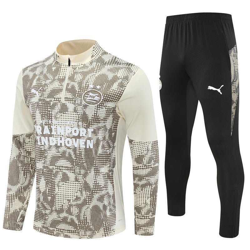 25/26 PSV Training White Tracksuit from FootballPrestige.com - Premium Football Kits