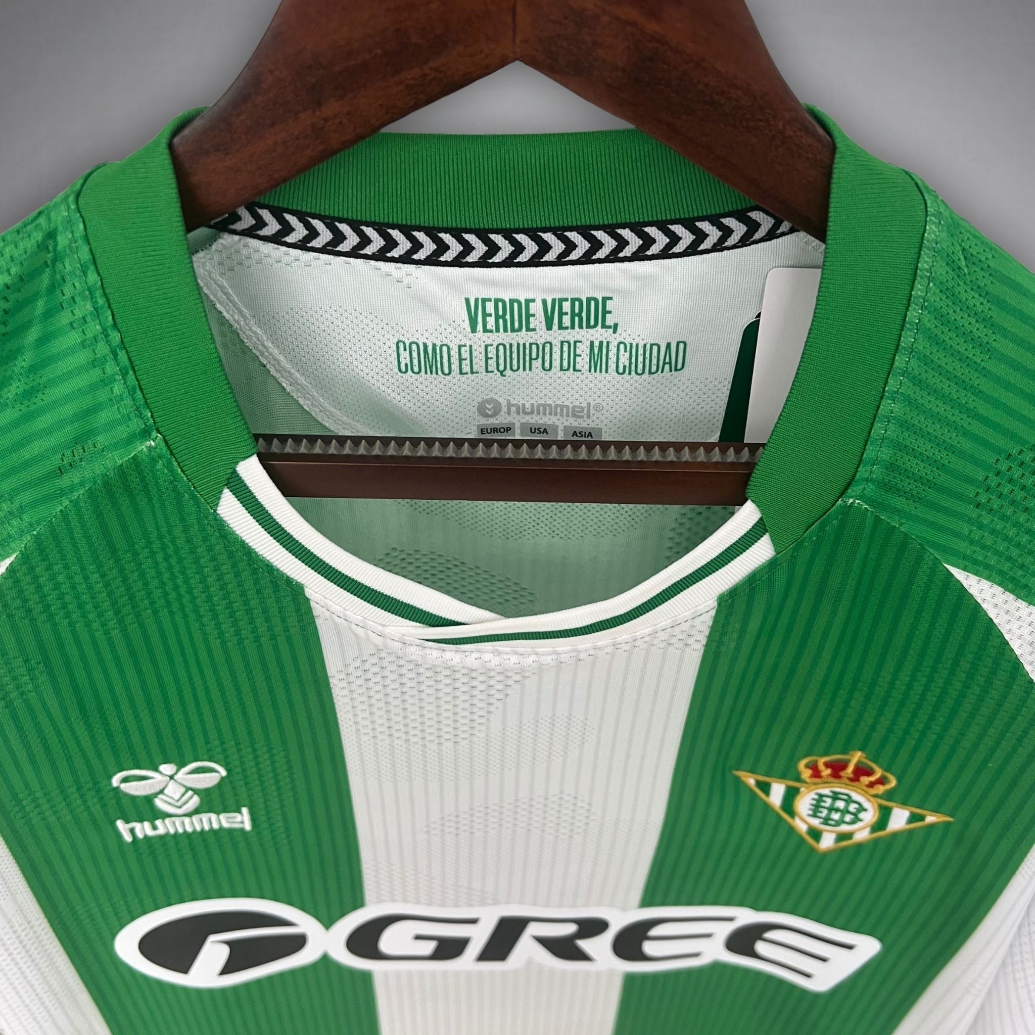 25/26 Real Betis Home Kit from FootballPrestige.com - Premium Football Kits