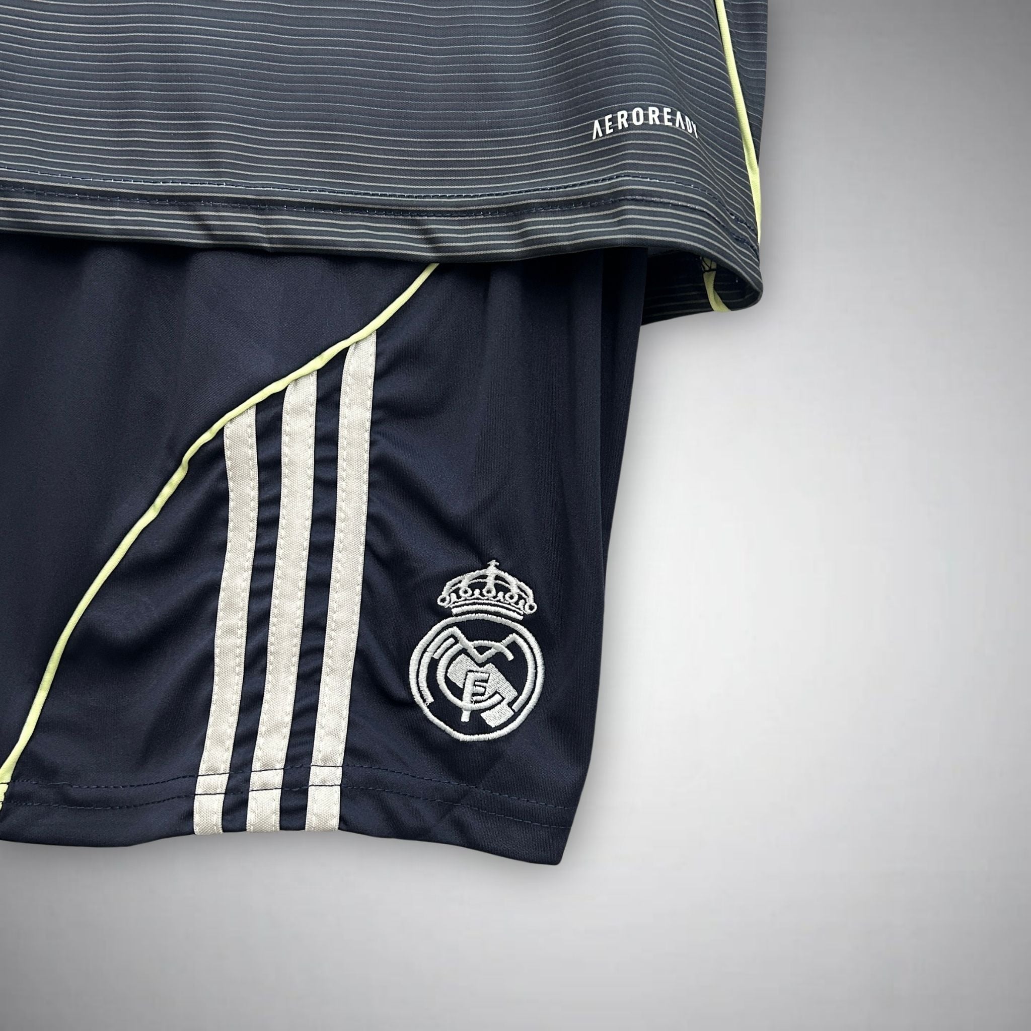 25/26 Real Madrid Away Kids Size Kit from FootballPrestige.com - Premium Football Kits