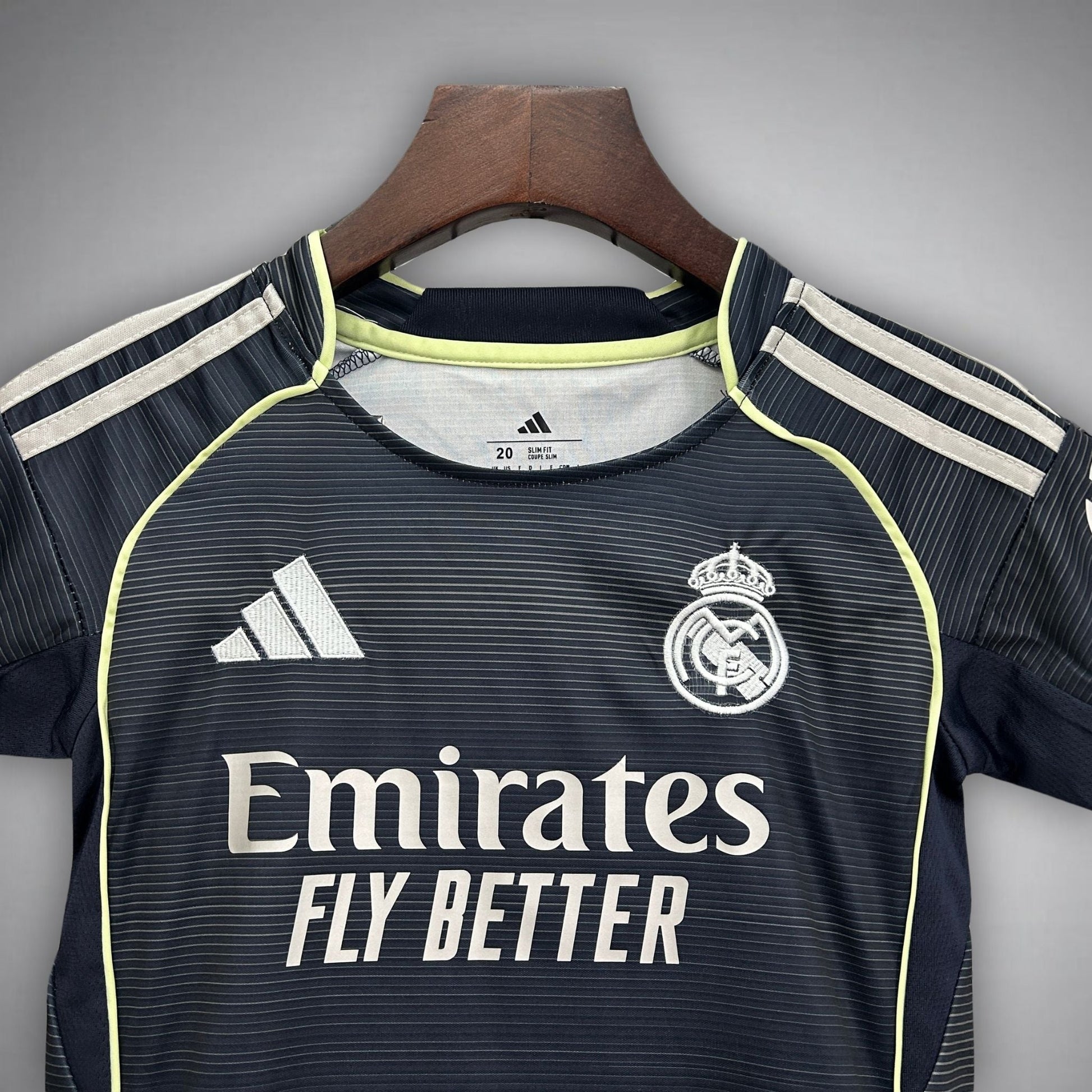 25/26 Real Madrid Away Kids Size Kit from FootballPrestige.com - Premium Football Kits