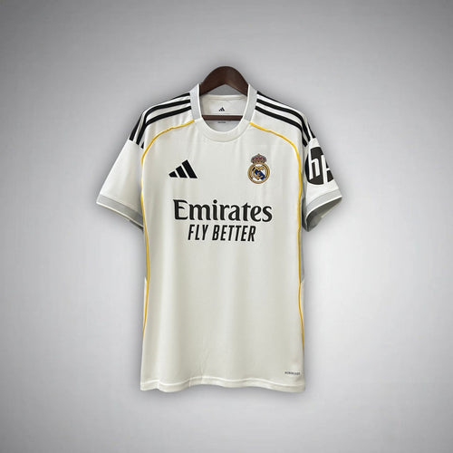 25/26 Real Madrid Home Kit from FootballPrestige.com - Premium Football Kits