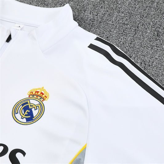 25/26 Real Madrid Home Tracksuit from FootballPrestige.com - Premium Football Kits