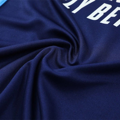 25/26 Real Madrid Training Blue Kids Size Tracksuit from FootballPrestige.com - Premium Football Kits