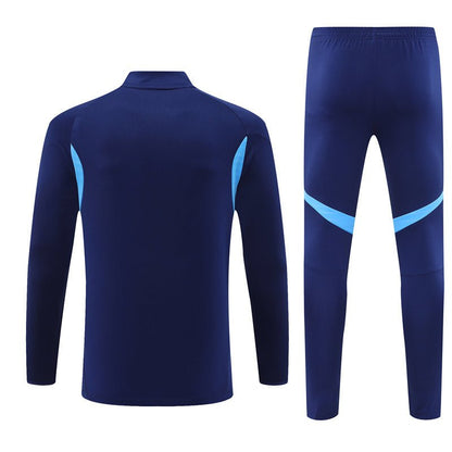 25/26 Real Madrid Training Blue Tracksuit from FootballPrestige.com - Premium Football Kits
