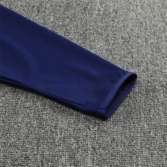 25/26 Real Madrid Training Blue Tracksuit from FootballPrestige.com - Premium Football Kits