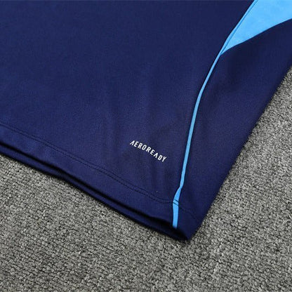 25/26 Real Madrid Training Blue Tracksuit from FootballPrestige.com - Premium Football Kits